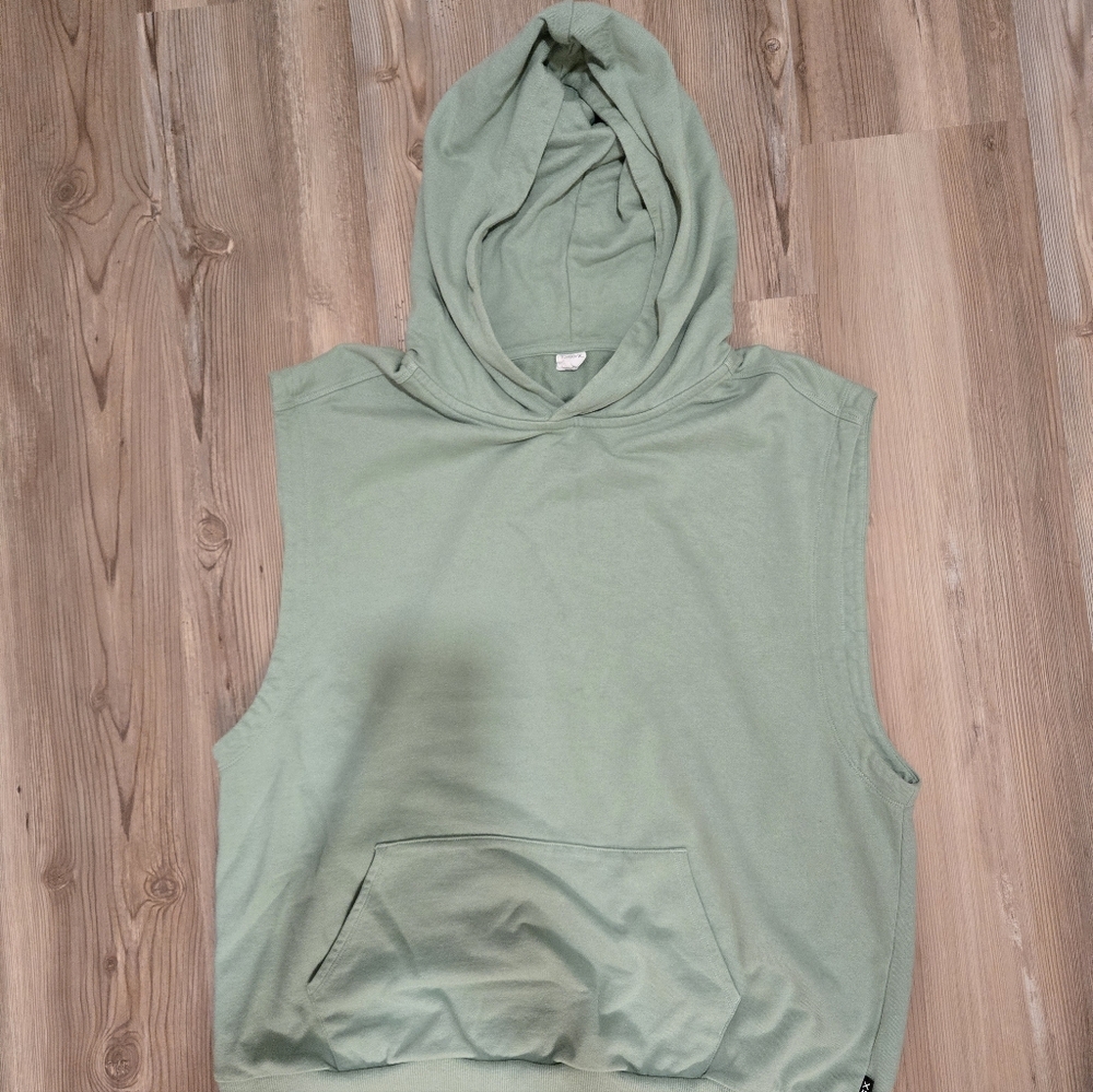 TomboyX Sage Green Hoodie